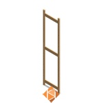 Staander 2400x600 voor BT Euro legbordstelling
