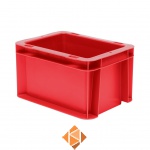 Transportkrat Euronorm plastic bak, krat TK0 200x100x120 rood