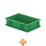 Transportkrat Euronorm plastic bak, krat TK0 300x200x75 groen