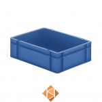 Transportkrat Euronorm plastic bak, krat TK0 400x300x120 blauw
