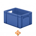 Transportkrat Euronorm plastic bak, krat TK0 400x300x210 blauw