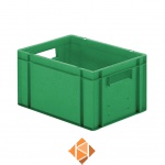 Transportkrat Euronorm plastic bak, krat TK0 400x300x210 groen