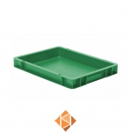 Transportkrat Euronorm plastic bak, krat TK0 400x300x50 groen