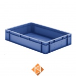 Transportkrat Euronorm plastic bak, krat TK0 600x400x120 blauw