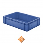 Transportkrat Euronorm plastic bak, krat TK0 600x400x145 blauw