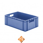 Transportkrat Euronorm plastic bak, krat TK0 600x400x210 blauw