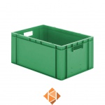 Transportkrat Euronorm plastic bak, krat TK0 600x400x270 groen