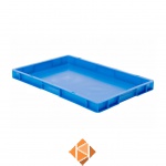 Transportkrat Euronorm plastic bak, krat TK0 600x400x50 blauw