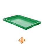 Transportkrat Euronorm plastic bak, krat TK0 600x400x50 groen