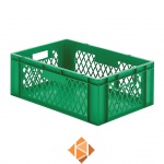 Transportkrat Euronorm plastic bak, krat TK1 600x400x210 groen