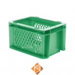 Transportkrat Euronorm plastic bak, krat TK2 200x100x120 groen