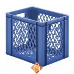 Transportkrat Euronorm plastic bak, krat TK2 400x300x320 blauw