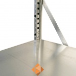 Voordeelrij Legbordstelling Light Duty 2000x7000x800, 5 niveaus metaal verzinkt 140 kg