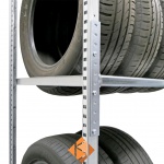 Voordeelrij bandenstelling Medium Duty 2000x4000x600 4 secties 3 niveaus