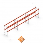 Voordeelrij palletstelling AR T2 3000x11120x1100 MN16051/3600 2 niveaus