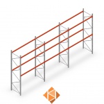 Palletstelling AR T2 voordeelrij 4000x8420x1100 M11051/2700 2 niveaus