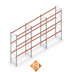 Palletstelling AR T2 voordeelrij 5000x8420x1100 MN12551/2700 3 niveaus