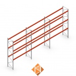Palletstelling AR T2 voordeelrij 5000x11120x1100 MN16051/3600 3 niveaus