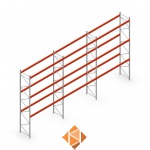 Palletstelling AR T2 voordeelrij 6000x11120x1100 MN16051/3600 3 niveaus