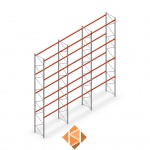 Palletstelling AR T2 voordeelrij 8000x8420x1100, M11051/2700 - 4 niveaus