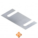 Vulplaat BR CRH IPE160 tbv staander verzinkt 150x80x1mm