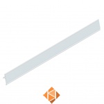Winkelstelling datastrip wit 988x40 RAL9001