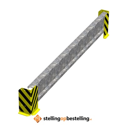 Aanrijdbeschermer 2500mm dubbele rij