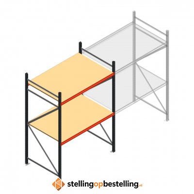 Beginsectie AR grootvakstelling 2000x1610x1000 - 2 niveaus