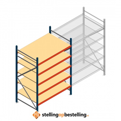 Beginsectie AR grootvakstelling 2000x1610x1000 - 5 niveaus