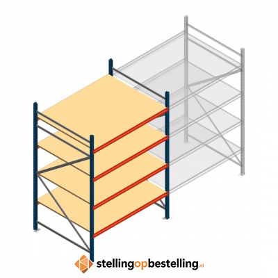 Beginsectie AR grootvakstelling 2000x1610x1200 - 4 niveaus