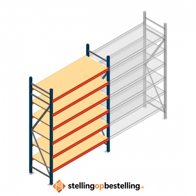 Beginsectie AR grootvakstelling 2000x1610x600 - 6 niveaus