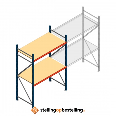 Beginsectie AR grootvakstelling 2000x1610x800 - 2 niveaus