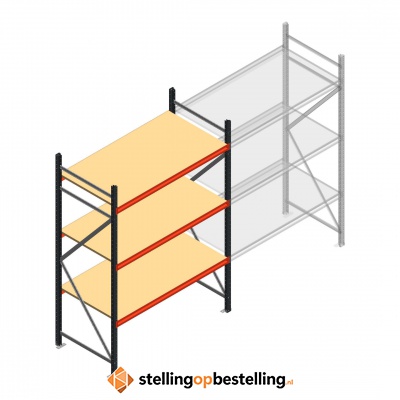 Beginsectie AR grootvakstelling 2000x1610x800 - 3 niveaus