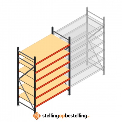 Beginsectie AR grootvakstelling 2000x1610x800 - 6 niveaus