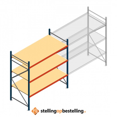 Beginsectie AR grootvakstelling 2000x1850x1000 - 3 niveaus