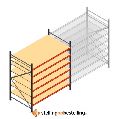 Beginsectie AR grootvakstelling 2000x1850x1200 - 6 niveaus