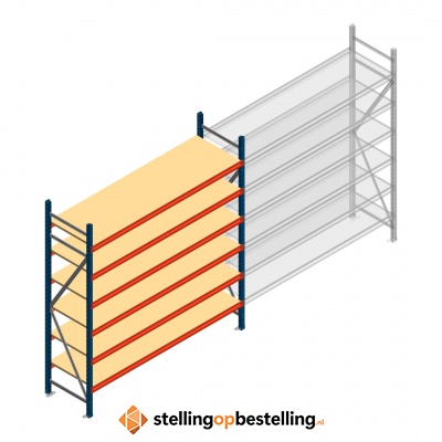 Beginsectie AR grootvakstelling 2000x1850x600 - 6 niveaus