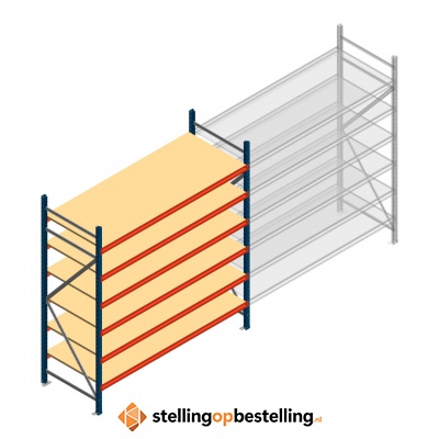 Beginsectie AR grootvakstelling 2000x1850x800 - 6 niveaus