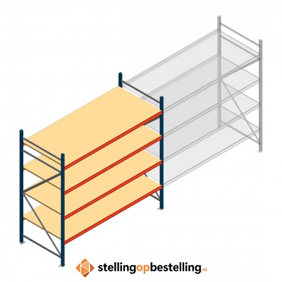 Beginsectie AR grootvakstelling 2000x2700x1000 - 4 niveaus