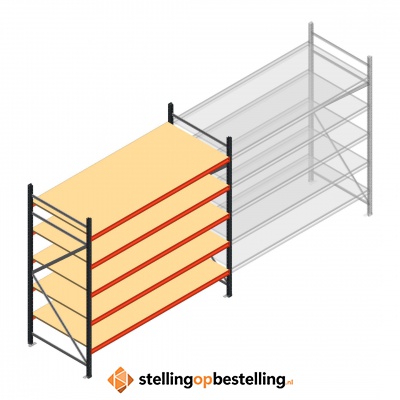 Beginsectie AR grootvakstelling 2000x2700x1000 - 5 niveaus