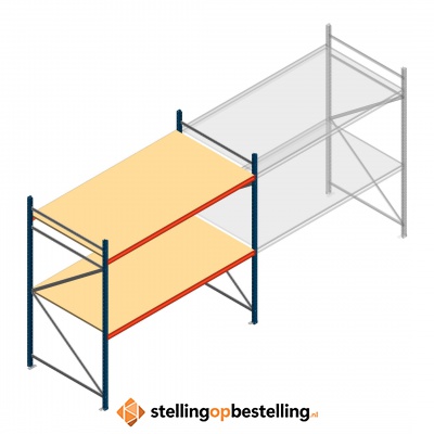 Beginsectie AR grootvakstelling 2000x2700x1200 - 2 niveaus