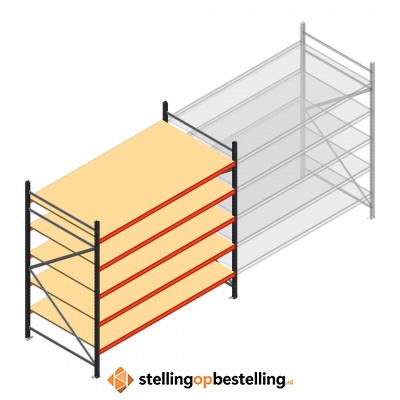 Beginsectie AR grootvakstelling 2000x2700x1200 - 5 niveaus