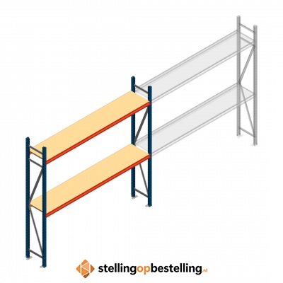 Beginsectie AR grootvakstelling 2000x2700x400 - 2 niveaus