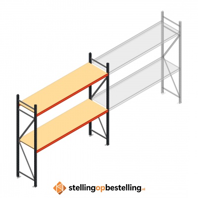 Beginsectie AR grootvakstelling 2000x2700x600 - 2 niveaus