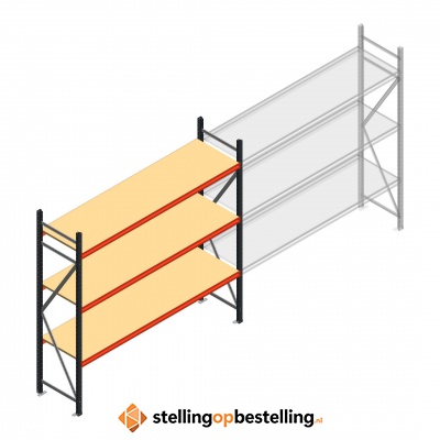 Beginsectie AR grootvakstelling 2000x2700x600 - 3 niveaus