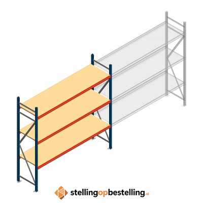 Beginsectie AR grootvakstelling 2000x2700x600 - 3 niveaus