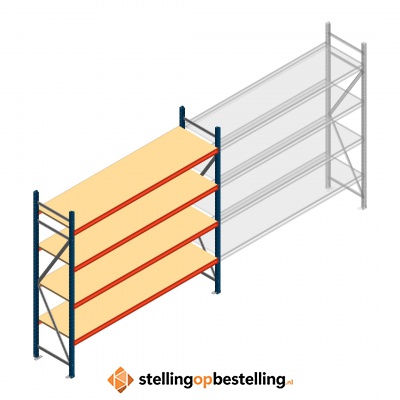 Beginsectie AR grootvakstelling 2000x2700x600 - 4 niveaus