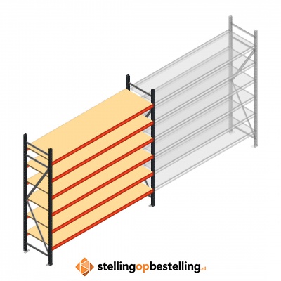 Beginsectie AR grootvakstelling 2000x2700x600 - 6 niveaus