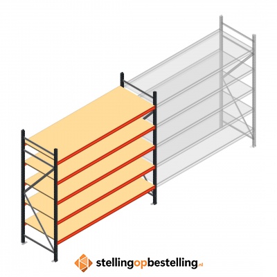 Beginsectie AR grootvakstelling 2000x2700x800 - 5 niveaus