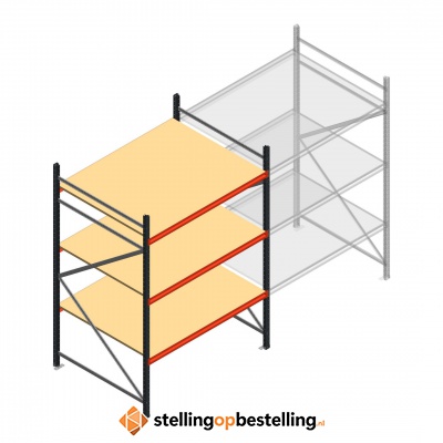 Beginsectie AR grootvakstelling 2250x1610x1200 - 3 niveaus